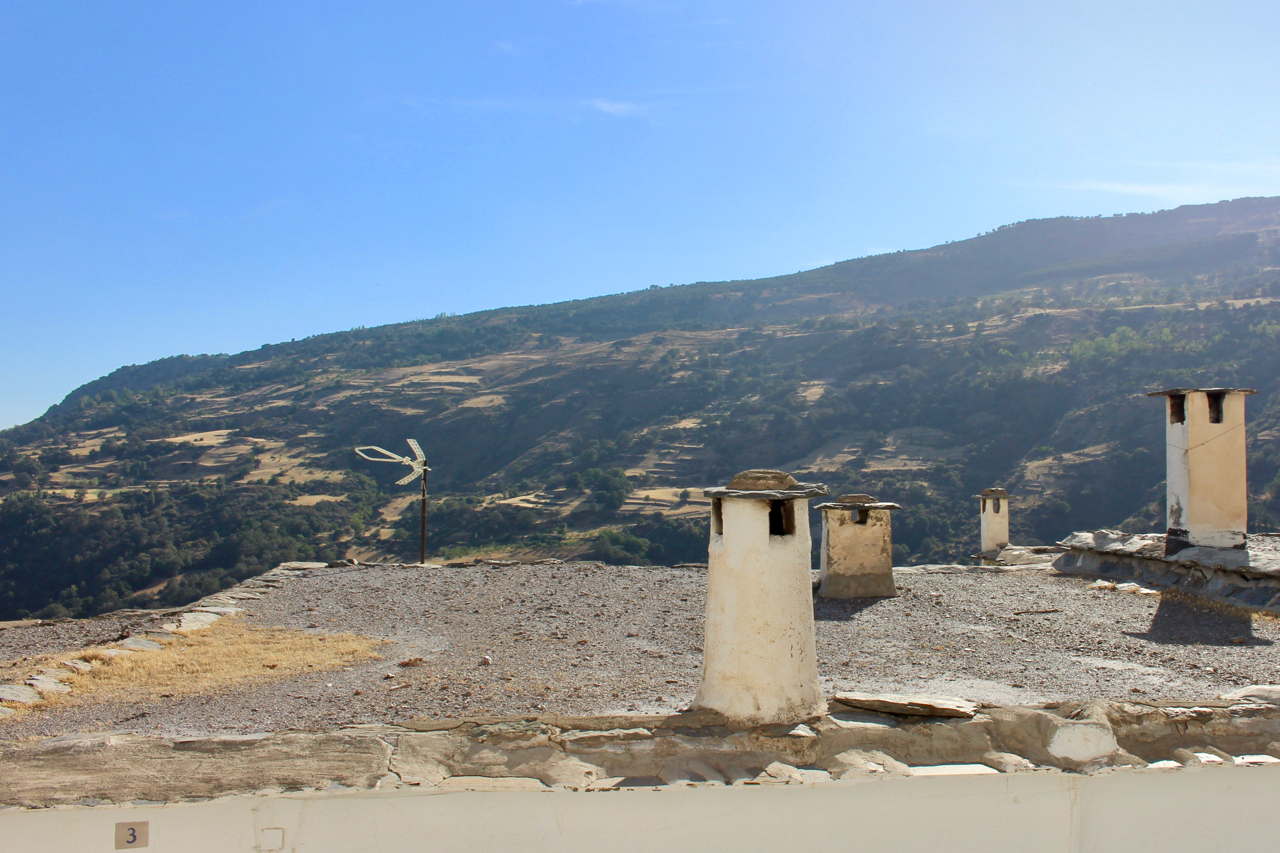 Flachdächer in Capileira in Capileira