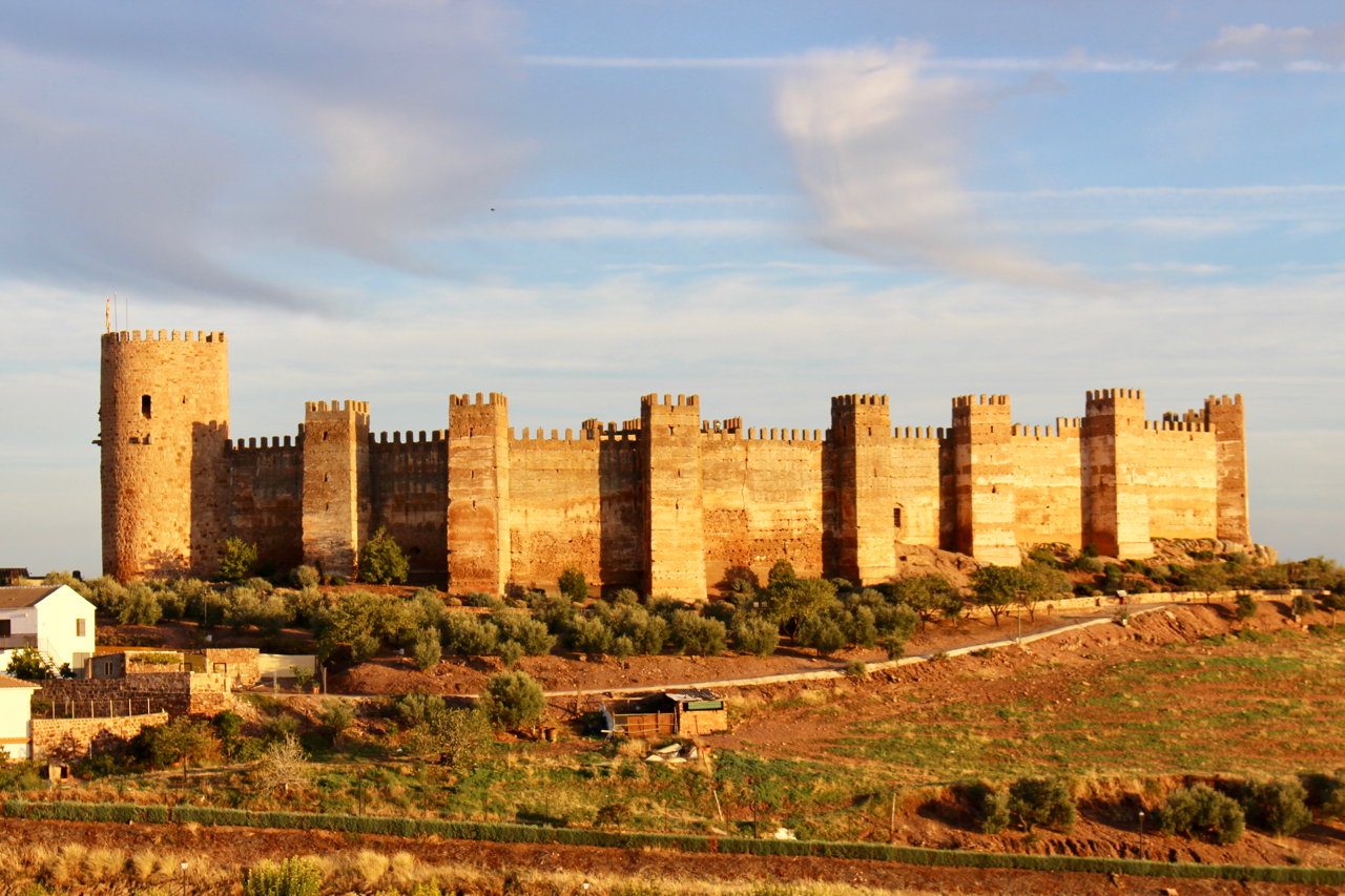 Die maurische Festung Burgalimar von Baños de la Encina