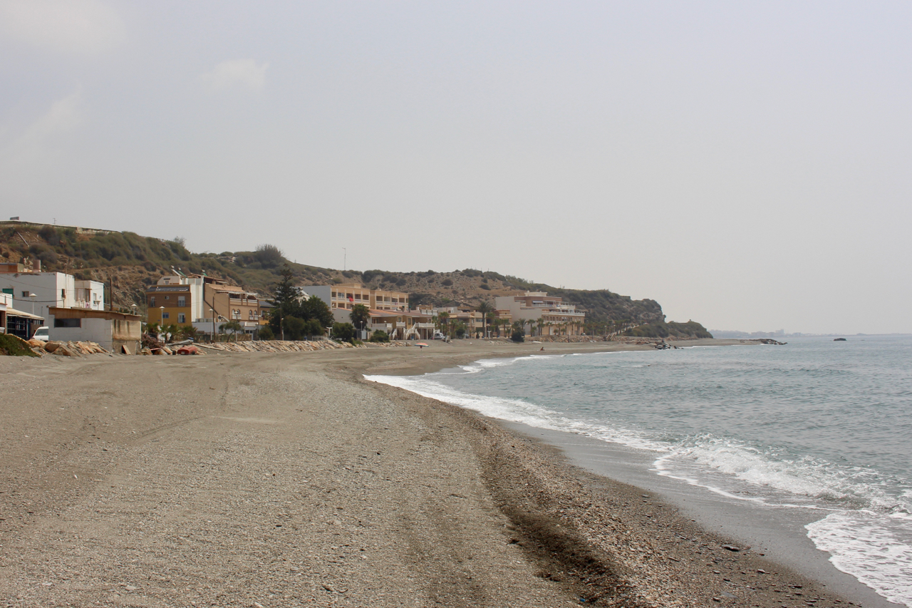 Strand Playa del Lance de la Virgen an der Costa de Almería